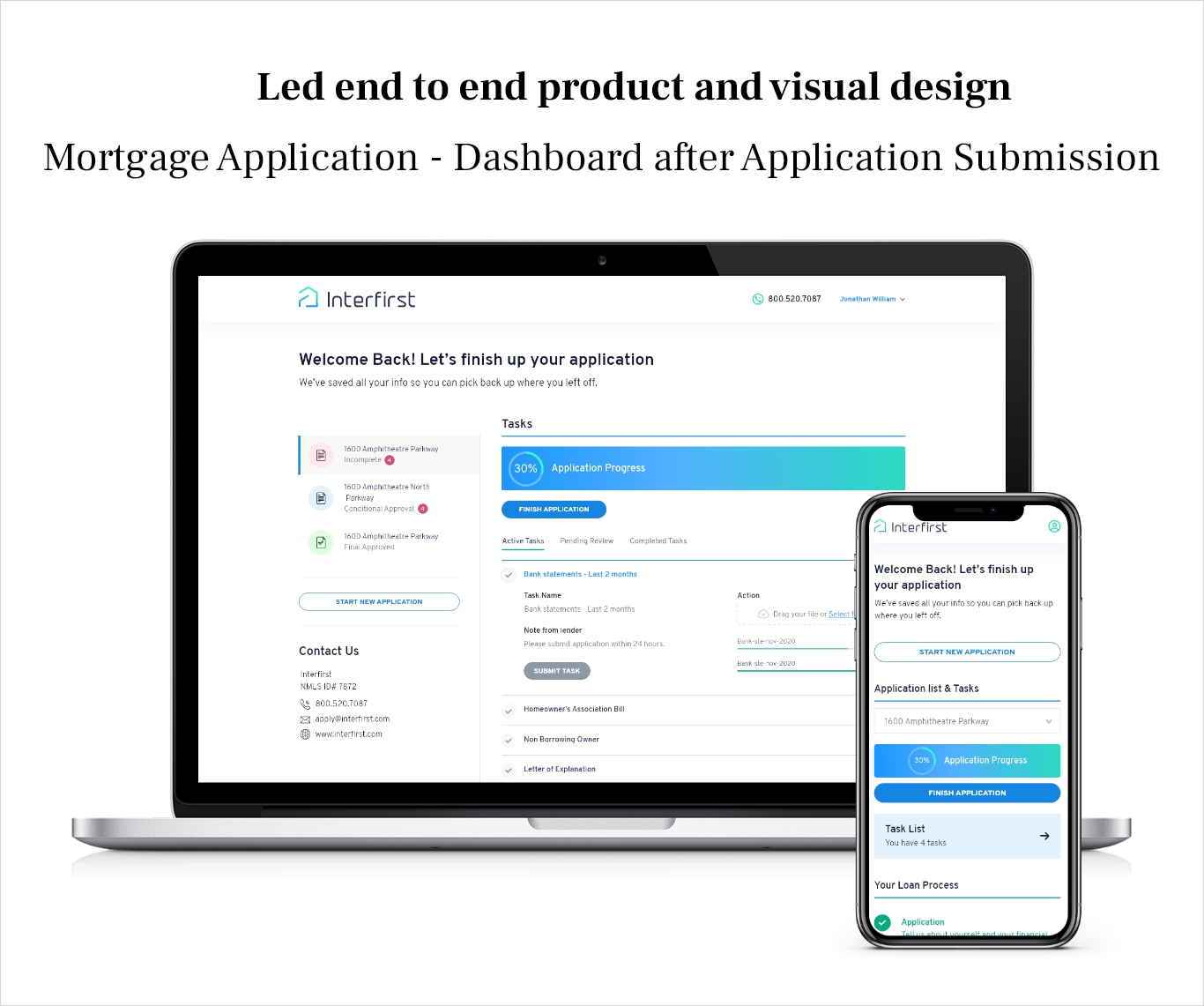 end to end product and visual design