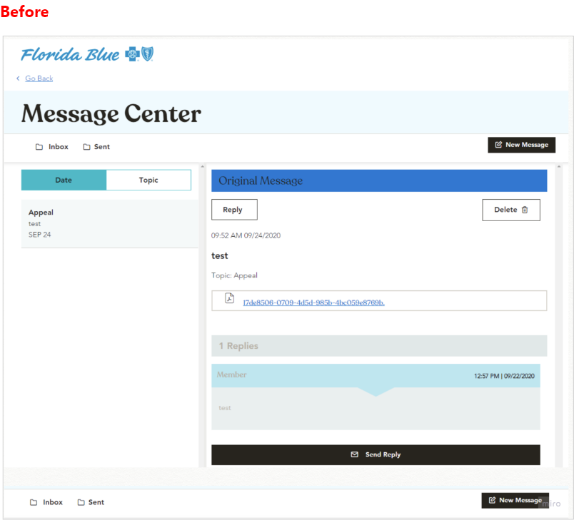 Message Center Old