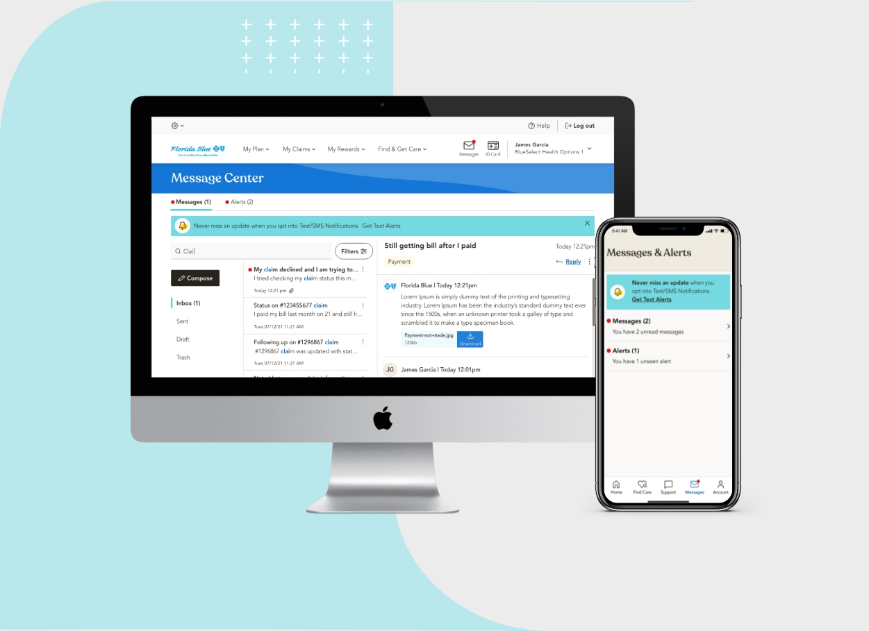 Message Center Portal
